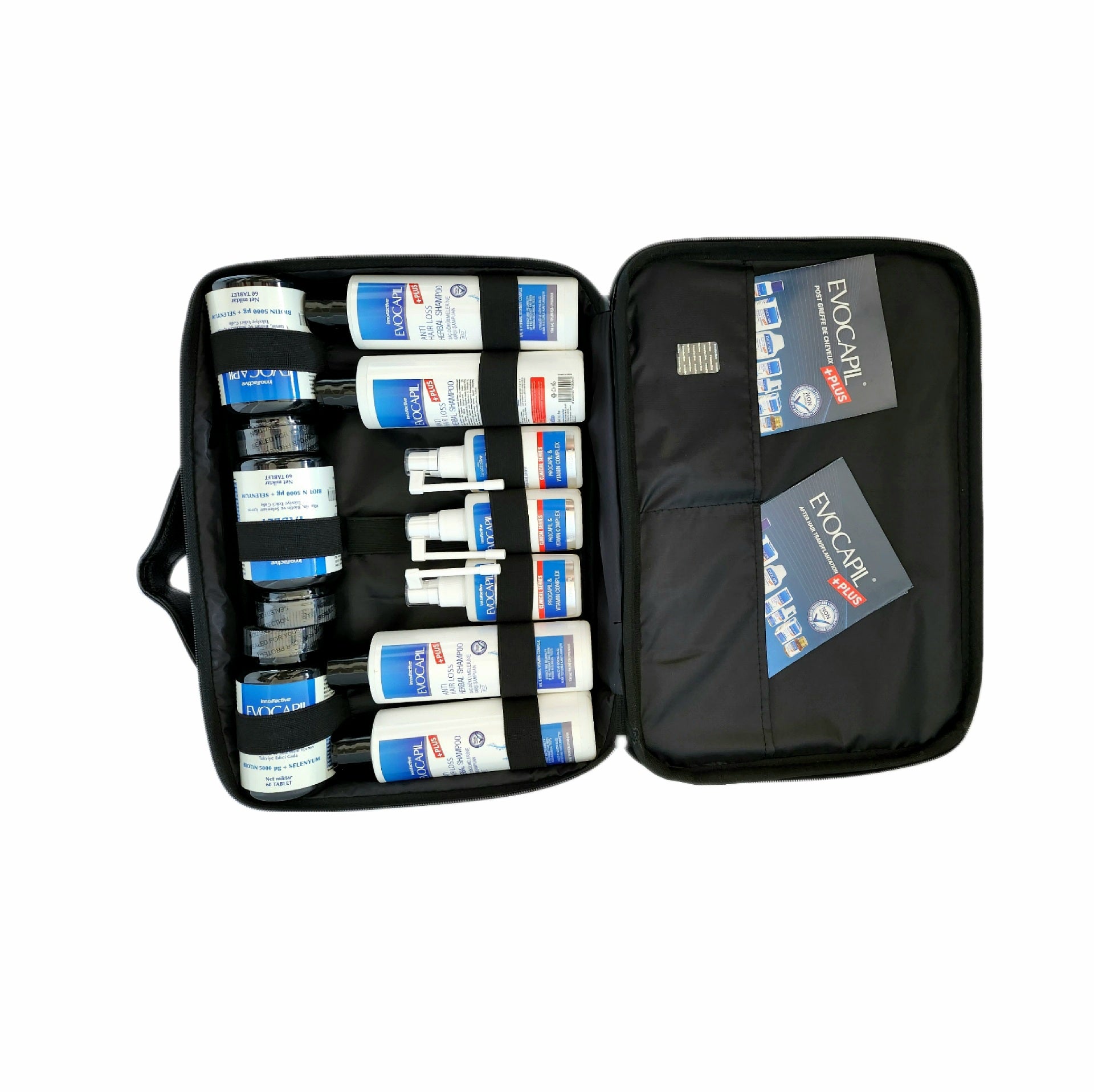 Evocapil After Hair Transplant 3 Months Set with Brand New Leather Case (UPDATED)