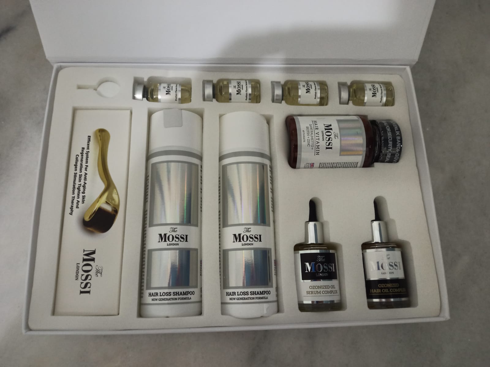 The Mossi London 2 Months Flacon Plus Hair Set (Mossi Anti Hair Loss Kit)