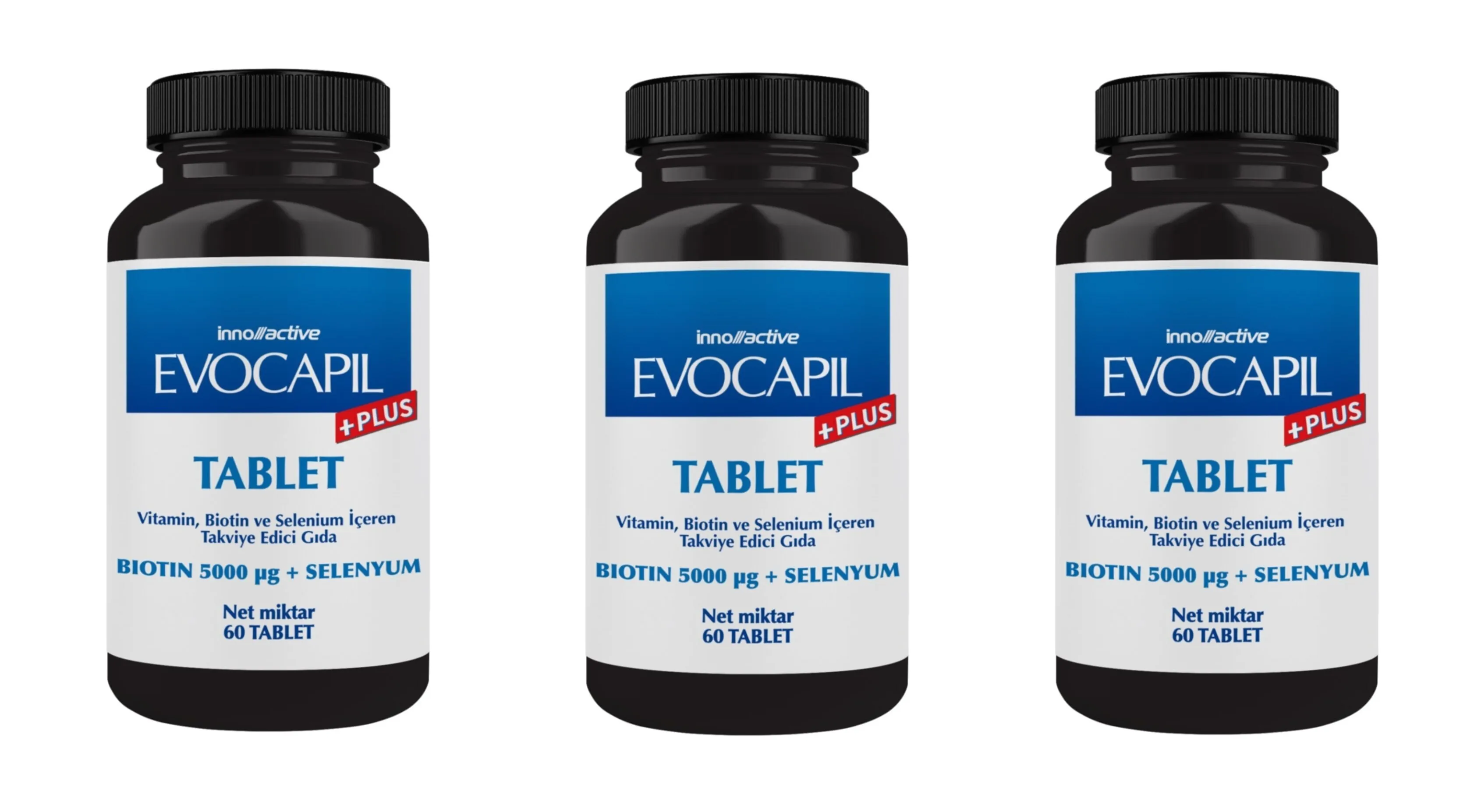 3 LOT Evocapil Plus After Hair Transplant Intensive Reinforced Formula (3x60)