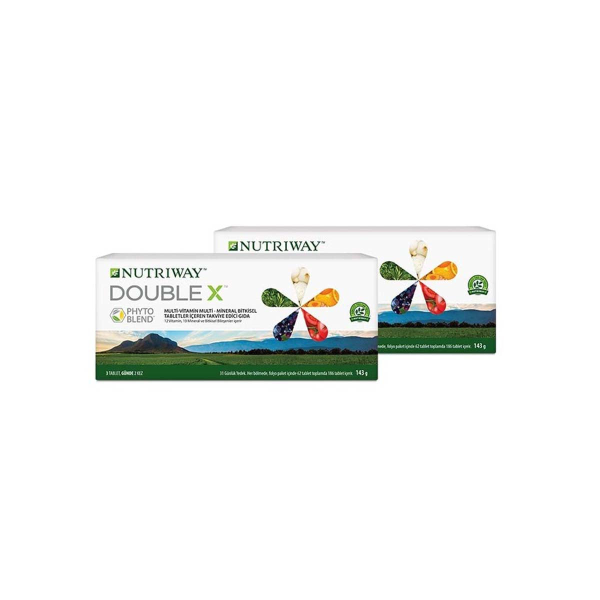 2 LOT Amway Nutriway Nutrilite Double X Phyto Blend 31 day Product Mul