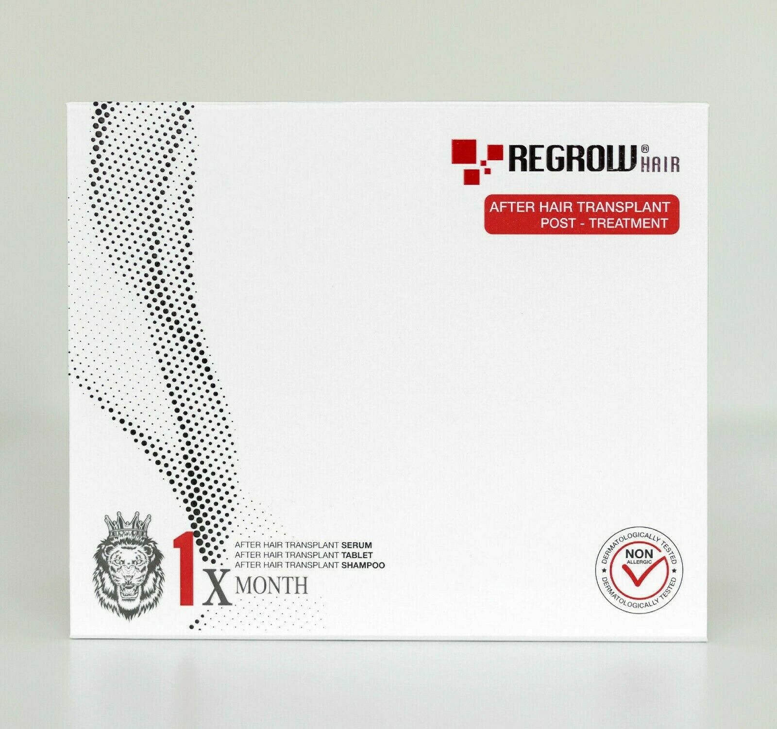 Regrow Hair Set 1 Month 3 Effects Against Hair Problems (All in one Therapy Set)